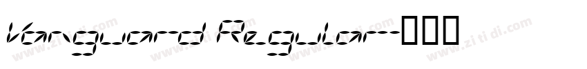 Vanguard Regular字体转换